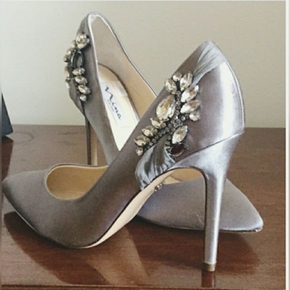 Nine West Shoes - Nine West satin embroidered Shoes